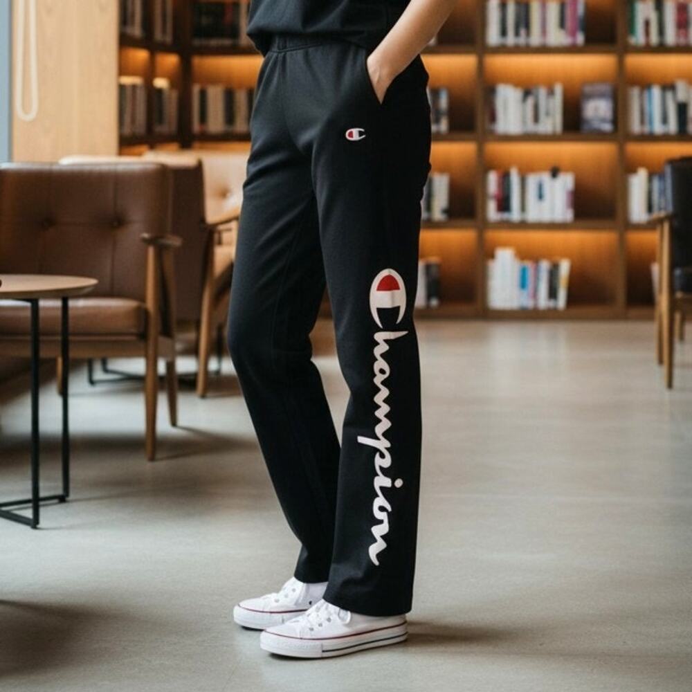 CHAMPION Women's New w/Tags Black Leggings w/Graphics - Size: Medium